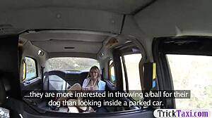 Huge boobs lady drilled by nasty driver in backseat blowjob action