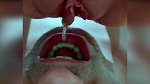 Why does this femdom bbw housewife make husband swallow piss from pussy domination?