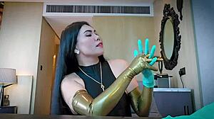 what's up with this asmr latex glove fetish thing