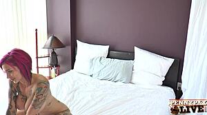 hot redhead penny pax teams up with anna belle peaks for wild action