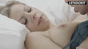 What a passionate morning quickie with beautiful Czech girl! We kiss, fuck, and cum in mouth erotically.