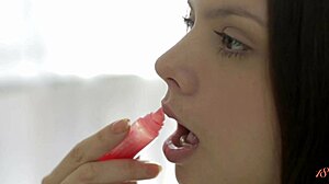 Sexy Teen 18+ Shanty A Enjoys Lesbian Dildo Fucking With Cute Blonde Girlfriend In Lingerie