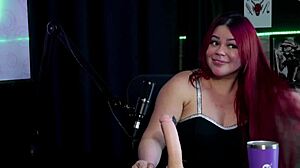 safada shows boquete and puts vibrador in buceta after saying she cums easy in anal - bad aninha sheer red