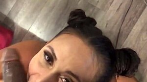 Curvy ebony Carmela Clutch handles massive BBC in steamy shower encounter