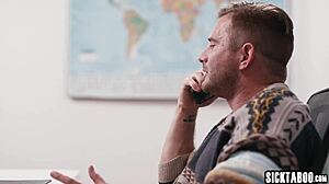 i can't believe these two big ass teachers got fucked by colleague after catching him masturbating in 3some