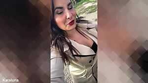 Kataluna Enjoys High-Speed Thrills In Her Car Leading To Impressive Squirting Moments