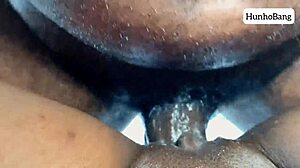 juicy ebony neighbour bends over for rough doggystyle pounding from my big cock, squirting everywhere in homemade compilation