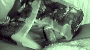 Indian aunty as servant gives blowjob in dorm. her long hair sways while pleasing husband or roommate outdoors.