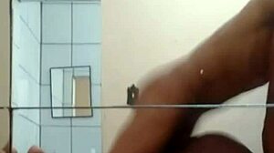 muscular black bodybuilder gives brutal pounding to sexy brunette in hotel