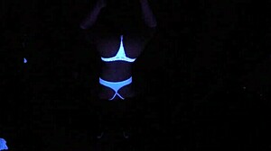 Hey Scarlett Johnson, ready for more blacklight sex in this wild POV adventure?