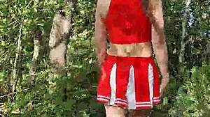 Whoa! Dive Into ASMR Seashore Forest Barefoot Walking With Waves And Forest Sounds Plus Upskirt Thrills!