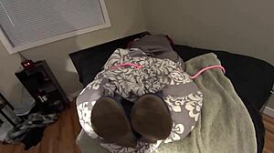 I mean the CEO just starts tickling and licking his secretary's sexy nylon soles in full video