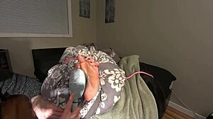 I mean the CEO just starts tickling and licking his secretary's sexy nylon soles in full video