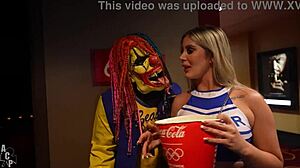 Teen Wolf Remake Features Trixi Brooks in Cheerleader Costume with Gibby the Clown