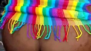 fucked my pretty latina landlord wife doggystyle in elevator, fingering her wet squirting pussy