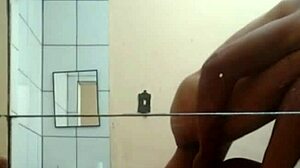muscular black bodybuilder gives brutal pounding to sexy brunette in hotel
