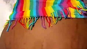 fucked my pretty latina landlord wife doggystyle in elevator, fingering her wet squirting pussy