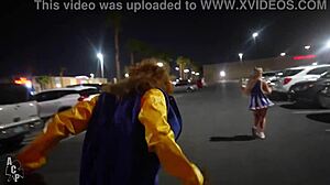 Teen Wolf Remake Features Trixi Brooks in Cheerleader Costume with Gibby the Clown