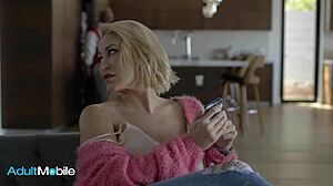 Bombshell Milf Gets Tits Painted With Horny Stepson's Cum!