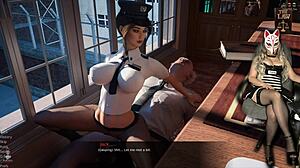 Prison Guard - Ep 9: Why Is This Hijab Milf Skipping Panties In See-Through Outfit!