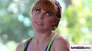 Kira Noir toyed stepmoms and friends ass in 3 some with ebony milf.