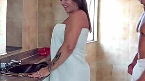 corninho, you wanted to see your woman fucking another, so i brought a bbc with 26 cm monster cock to eat her latina milf pussy