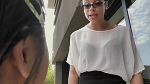 Tiny Asian Teen 18+ Elle Venove Gets A Strapon Threesome Punishment From Neighbors Diamond Banks And Johnny Castle