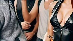 Out Of The Friendzone Part 3 Hints At Ai Illustrated Leather Dream With Redhead Teen In Garden Boots Skirt