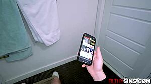 Stepsister Blaire Johnson Catches Stepbro Juan Loco Jerking Off And Rides His Big Cock In Cowgirl