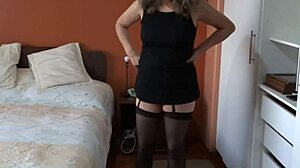 i get home horny and masturbate my big ass latina pussy while watching stepson jerk off 😈