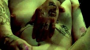 slave locked in tight cage endures blonde milf domination with bondage toys and rough bdsm submission