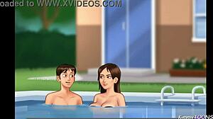stepsis risks public pool fuck with stepbro moaning wildly