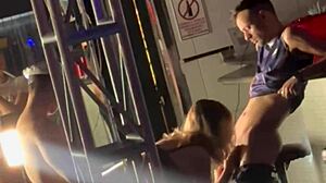 suruba no orpheu - watch this cuckold amateur take big cock outdoors in public pussy action