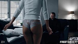 Hey, hypocritical priest, how do you convince this scared brunette teen Gia Derza with natural tits and glasses to give up her anal virginity in rough gaping sex with monster cock and rimjob?