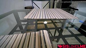 I love sucking on this big cock while blindfolded, stepsister Jade Nile says.