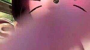 Asian girl with big tits performs sensual sex show on bigo live stream