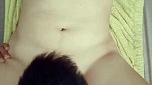 Sexy teen 18+ loves to fuck after taking a bath with her boyfriend in the shower 😏💦