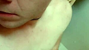 Shooting a load of sperm in solo masturbation session