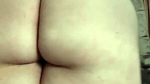 Your face buried in chubby ass with leggings on or off - thong panties visible