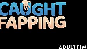 Curious pawg Gal Ritchie caught her loser step-uncle jerking off then had freaky rough sex with face fucking and pussy licking