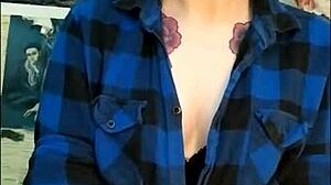 stunning girl loves to edge her friends cock with cumshot handjob in femdom fetish