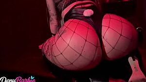 Milf with big ass gets fucked by boy in the middle of the party. Blonde bride in lingerie dances and shakes ass.