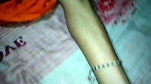 Indian bhabhi bent over in doggystyle with big cock fucking shaved pussy and cumshot in mouth