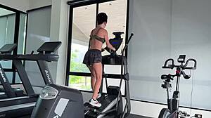 gym workout done now next one's gonna be totally naked!!