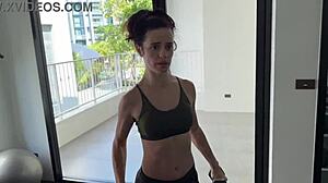 gym workout done now next one's gonna be totally naked!!