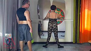 enf punish a bad dancer regina noir choreographer is training the ballerina undress and spanking part 3