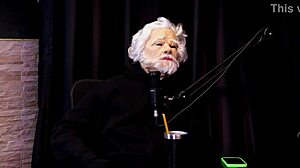 Morena shows off her beautiful breasts while exhibiting. She talks about being selective without anal.