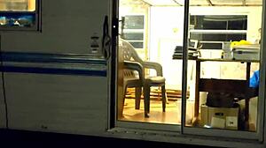 Caught Trespasser Sucks Huge Black Cock to Avoid Trouble in Sloppy POV