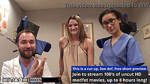 freshman alexandria riley moans during mandatory vibrator orgasm from doctor tampa in hospital roleplay