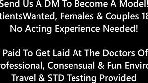 Strangers in the night - jewel - nurses pov shows the brunette patient in latex gloves and handcuffs.